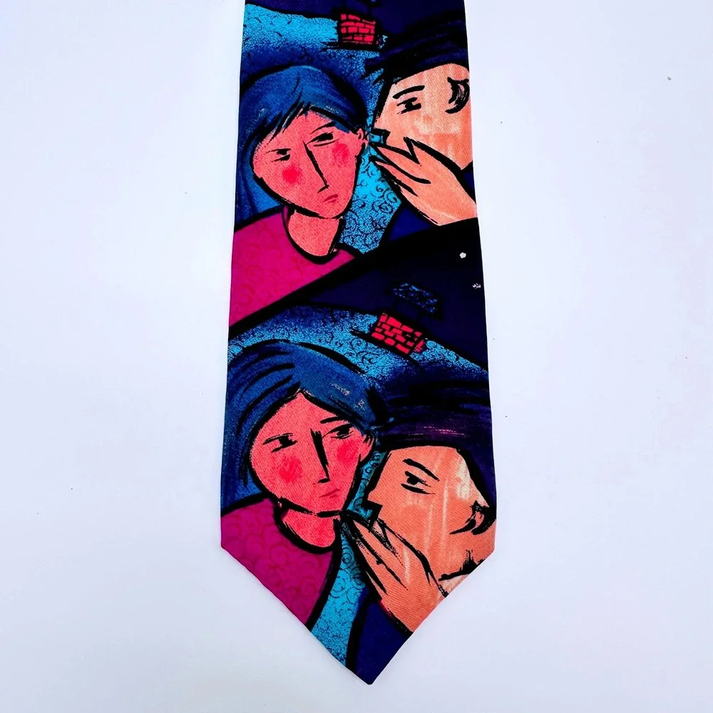 The Beatles Do You Want to Know a Secret Vintage Silk Tie Manhattan Menswear USA